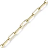 12mm Paper Clip Weit-Anker Armband Armkette aus 585 Gold Gelbgold 22cm