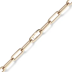 12mm Paper Clip Weit-Anker Kette Collier Halskette aus 585 Gold Rotgold 60cm