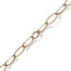 14,5mm Phantasie Armband Armkette aus 585 Gold Rotgold oval vierkant 22cm