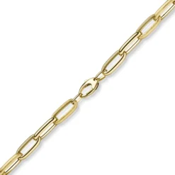 9mm Phantasie Armband Armkette aus 585 Gold Gelbgold matt/glänzend 20cm