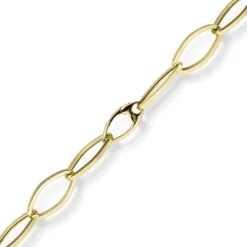 12mm Phantasie Armband Armkette aus 585 Gold Gelbgold glänzend 21cm