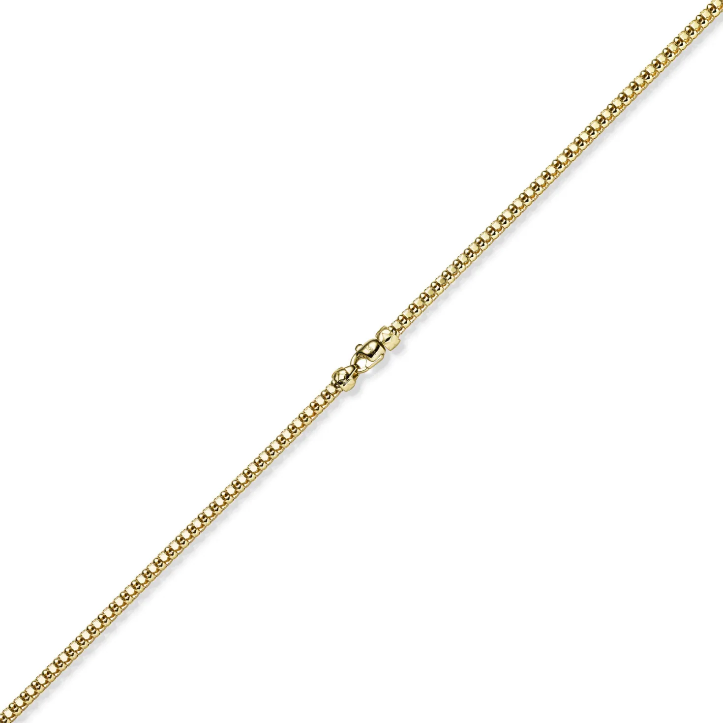 4mm Phantasiearmband Armkette Armschmuck aus 585 Gold Gelbgold glänzend 21cm
