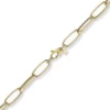 9mm Phantasie Armband Armkette aus 585 Gold Gelbgold oval vierkant 22cm