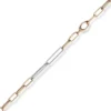 5mm Phantasie Armband Armkette aus 585 Gold Weißgold Rotgold vierkant 19cm