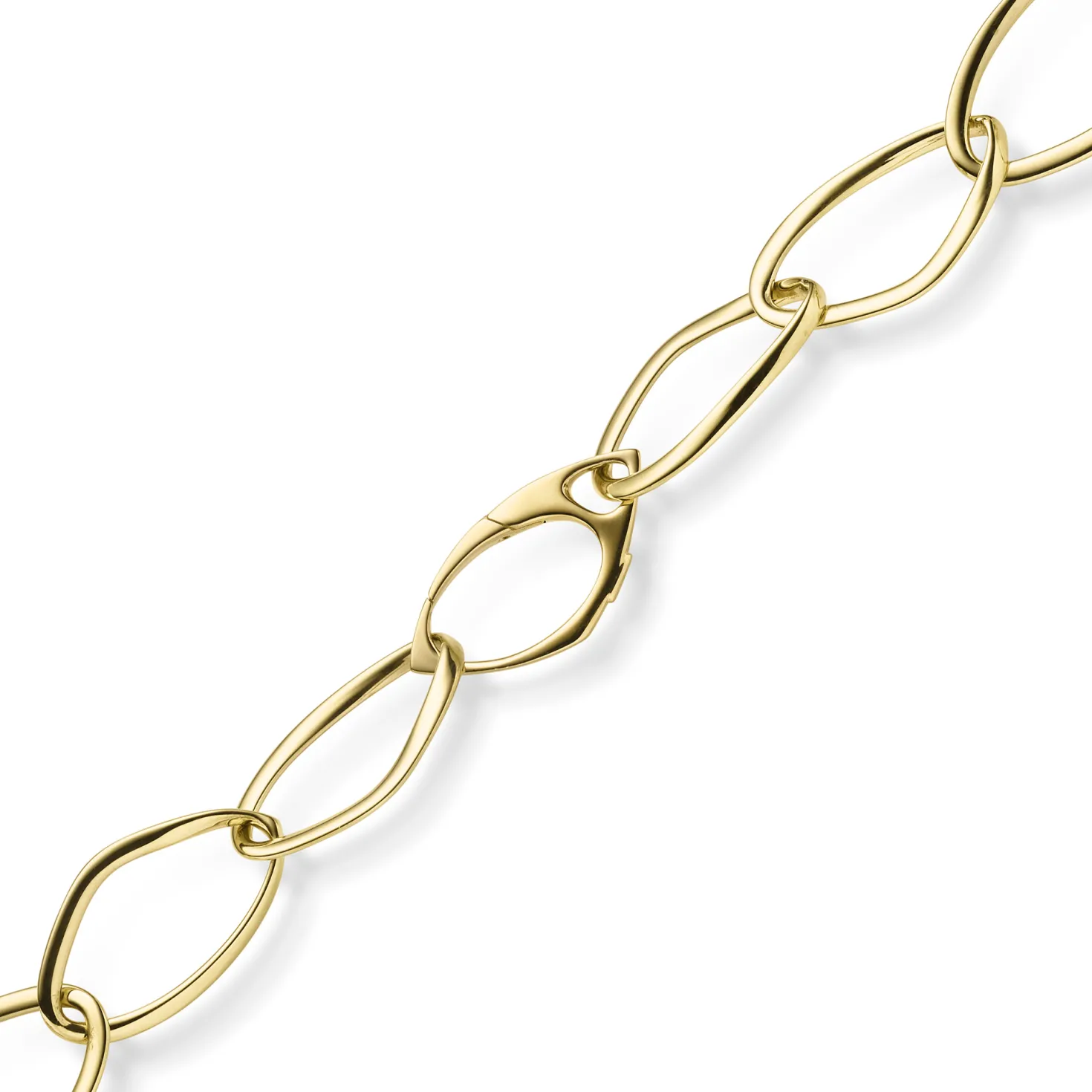 16,5mm Phantasie-Kette Halskette Collier aus 585 Gold Gelbgold 60cm