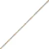 5mm Phantasiekette Halskette Collier aus 585 Gold tricolor gelb/rot/weiß 50cm