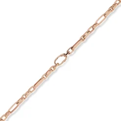 8mm Phantasie-Kette Halskette Collier aus 585 Gold Rotgold glänzend 50cm