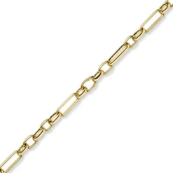 11mm Phantasie Kette Halskette Collier aus 585 Gold Gelbgold 50cm