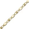 11mm Platte-Steigbügel Kette Collier Halskette aus 585 Gold Gelbgold massiv 60cm