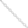 17,1mm Ringel Armband Armkette Armschmuck mit Struktur, 925 Silber, 20cm