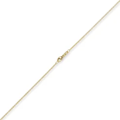 1,5mm Rund-Ankerkette aus 585 Gold Gelbgold Kette Collier Halskette, 80cm