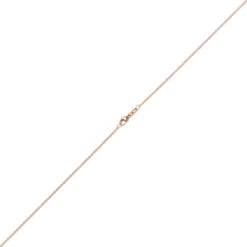 1,5mm Rund-Ankerkette aus 750 Gold Rotgold Kette Collier Halskette, 50cm