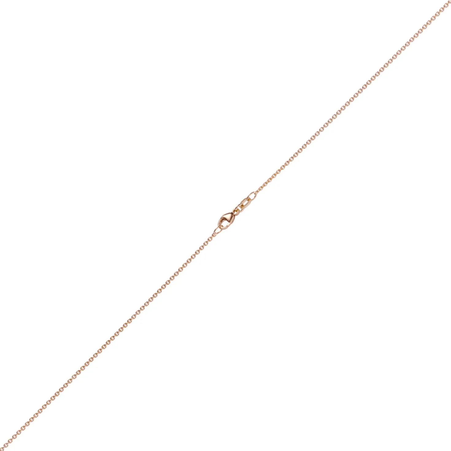 1,5mm Rund-Ankerkette aus 585 Gold Rotgold Kette Collier Halskette, 70cm