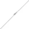 1,5mm Rund-Ankerkette aus 585 Gold Weißgold Kette Collier Halskette, 70cm