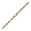 12mm Rundanker Kette Collier Halsschmuck 585 Gold Rotgold & Weißgold, 45cm