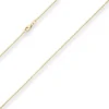1,5mm Rund-Ankerkette Collier Halskette aus 375 Gold Gelbgold 40cm