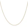 1,1mm Rund-Ankerkette Collier Halskette aus 375 Gold Gelbgold 40cm