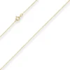 1,1mm Rund-Ankerkette Collier Halskette aus 333 Gold Gelbgold 36cm