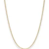 1,5mm Rund-Ankerkette Collier Halskette aus 333 Gold Gelbgold 38cm