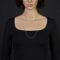 1,9mm Rund-Ankerkette Echt Gold 585 Rotgold Kette Collier Halskette 70cm