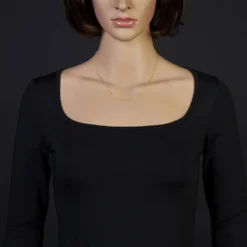 1,9mm Rund-Ankerkette 750 Gold Gelbgold Kette Collier Halskette, 45cm