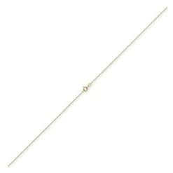 1,1mm Rund-Ankerkette 750 Gold Gelbgold Kette Collier Halskette, 90cm