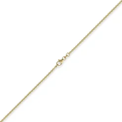 1,9mm Rund-Ankerkette 750 Gold Gelbgold Kette Collier Halskette, 70cm