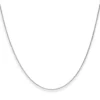1,1mm Rund-Ankerkette Goldkette Collier Halskette aus 333 Gold Weißgold 45cm
