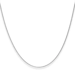 1,1mm Rund-Ankerkette Goldkette Collier Halskette aus 333 Gold Weißgold 45cm