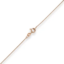0,8mm Rund-Ankerkette Goldkette Collier Halskette aus 585 Gold Rotgold 42cm
