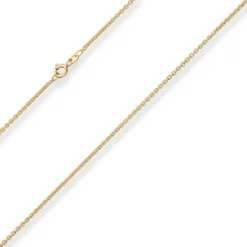 2mm Rund-Ankerkette Goldkette Collier Halskette aus 375 Gold Gelbgold 42cm