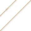 2,4mm Rund-Ankerkette Goldkette Collier Halskette aus 333 Gold Gelbgold 45cm