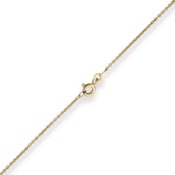 1,5mm Rund-Ankerkette Goldkette Collier Halskette aus 333 Gold Gelbgold 90cm