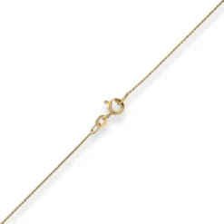 0,8mm Rund-Ankerkette Goldkette Collier Halskette aus 333 Gold Gelbgold 60cm