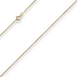 1,5mm Rund-Ankerkette Goldkette Collier Halskette aus 333 Gold Gelbgold 50cm