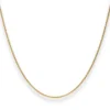 1,3mm Rund-Ankerkette Goldkette Collier Halskette aus 585 Gold Gelbgold 50cm