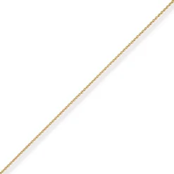 1,3mm Rund-Ankerkette Goldkette Collier Halskette aus 585 Gold Gelbgold 50cm