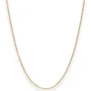 1,3mm Rund-Ankerkette Goldkette Collier Halskette aus 585 Gold Gelbgold 42cm