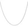 1,1mm Rund-Ankerkette Goldkette Collier Halskette aus 375 Gold Weißgold 38cm