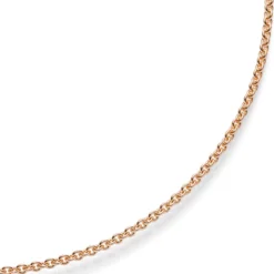1,9mm Rund-Ankerkette 750 Gold Rotgold Kette Collier Halskette, 55cm