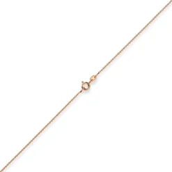 1,1mm Rund-Ankerkette 750 Gold Rotgold Kette Collier Halskette, 55cm