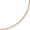 1,9mm Rund-Ankerkette 750 Gold Rotgold Kette Collier Halskette, 45cm