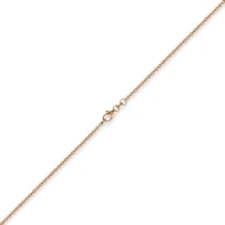 1,9mm Rund-Ankerkette 750 Gold Rotgold Kette Collier Halskette, 80cm