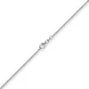 1,9mm Rund-Ankerkette 750 Gold Weißgold Kette Collier Halskette, 55cm