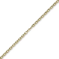 7,5mm Rundankerkette Halskette Collier aus 585 Gold Gelbgold 45cm