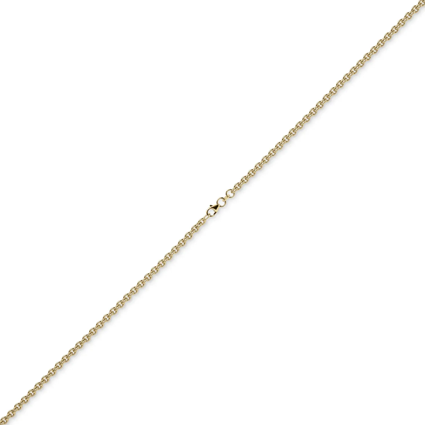 4mm Rund-Ankerkette Kette Collier Halskette 750 Gold Gelbgold 45cm Halsschmuck