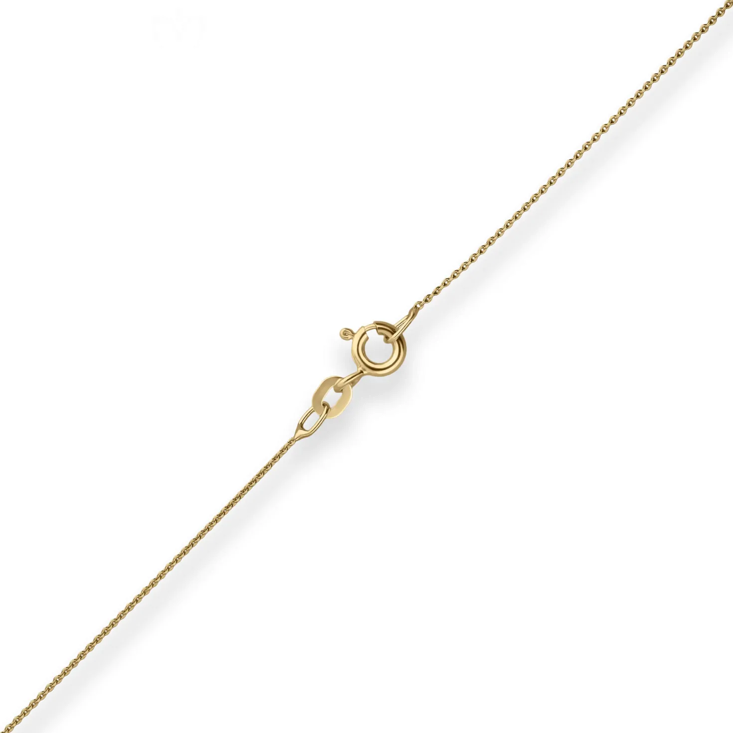 0,8mm Rund-Ankerkette Kette Collier Halskette aus 750 Gold Gelbgold 50cm