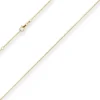 1,5mm Rund-Ankerkette Kette Collier aus 585 Gold Gelbgold 45cm mit Zwischenöse