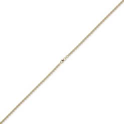 4mm Rund-Ankerkette Kette Collier Halskette 585 Gold Gelbgold 50cm Halsschmuck