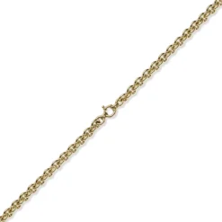 10mm Rund-Ankerkette Ringelkette Halsschmuck Collier aus 585 Gold Gelbgold 45cm